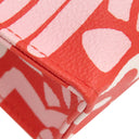 ルイヴィトン LOUIS VUITTON LVクラフティ ポッシュ トワレ 26 M45476 ルージュ モノグラム コーティングキャンバス ポーチ ゴールド金具 赤 ピンク