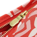 ルイヴィトン LOUIS VUITTON LVクラフティ ポッシュ トワレ 26 M45476 ルージュ モノグラム コーティングキャンバス ポーチ ゴールド金具 赤 ピンク