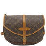 ルイヴィトン LOUIS VUITTON ソミュール 30 M42256 モノグラム モノグラムキャンバス ショルダーバッグ ゴールド金具 茶  斜め掛け