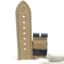 パネライ PANERAI ネイビー クロコダイル 腕時計パーツ 新品同様 純正 替え クロコ ベルト バンド ストラップ 22ｍｍ ネイビー 紺