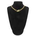 カルティエ Cartier パンテール ドゥ カルティエ イエローゴールド K18YG ダイヤモンド ツァボライト オニキス ラッカー ネックレス パンサー 750 18K