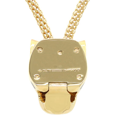 カルティエ Cartier パンテール ドゥ カルティエ イエローゴールド K18YG ダイヤモンド ツァボライト オニキス ラッカー ネックレス パンサー 750 18K