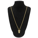 カルティエ Cartier パンテール ドゥ カルティエ イエローゴールド K18YG ダイヤモンド ツァボライト オニキス ラッカー ネックレス パンサー 750 18K