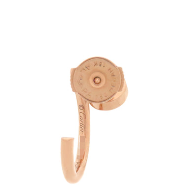 カルティエ Cartier ジュスト アン クル 片耳ピアス ピンクゴールド K18PG ピアス 750 18K RG フープ
