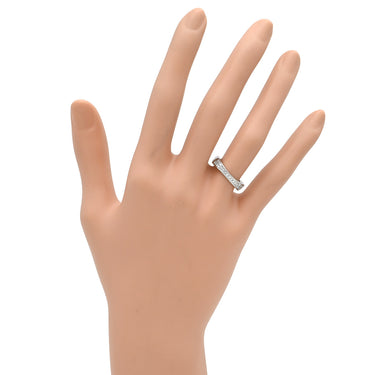 セリーヌ CELINE プラチナシルバー Pt1000 ダイヤモンド リング 指輪 ダイヤ プラチナ1000 マリッジリング ブライダルリング 9号