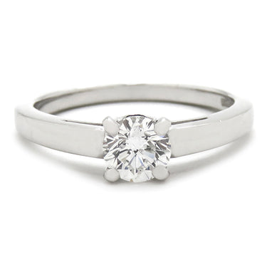 ブルガリ BVLGARI グリフ ソリテール プラチナシルバー Pt950 ダイヤモンド リング 指輪 1石 1粒 10.5号