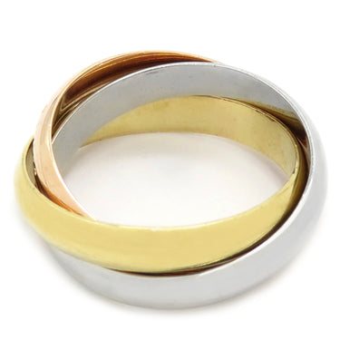 カルティエ Cartier トリニティ クラシック ホワイトゴールドXイエローゴールドXピンクゴールド K18WG K18YG K18PG #53(JP13) リング 指輪 3連 3カラー 12.5号