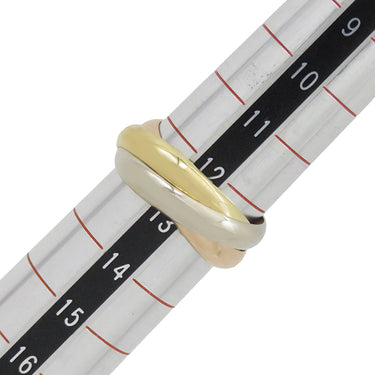 カルティエ Cartier トリニティ クラシック ホワイトゴールドXイエローゴールドXピンクゴールド K18WG K18YG K18PG #53(JP13) リング 指輪 3連 3カラー 12.5号