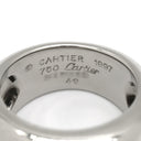 カルティエ Cartier ヌーベルバーグ ホワイトゴールド K18WG #49(JP9) リング 指輪 750 18K 9号