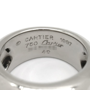 カルティエ Cartier ヌーベルバーグ ホワイトゴールド K18WG #49(JP9) リング 指輪 750 18K 9号