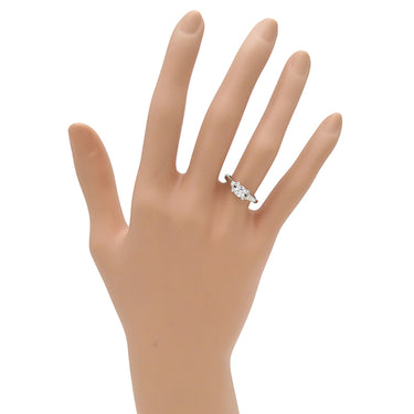 カルティエ Cartier バレリーナ ソリテール プラチナシルバー Pt950 ダイヤモンド #49(JP9) リング 指輪 Pt950 プラチナ 9号