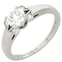 カルティエ Cartier バレリーナ ソリテール プラチナシルバー Pt950 ダイヤモンド #49(JP9) リング 指輪 Pt950 プラチナ 9号