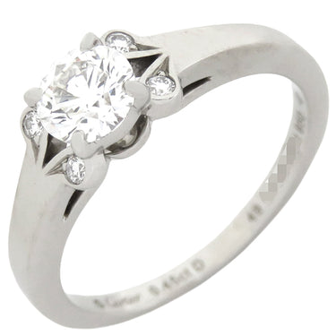 カルティエ Cartier バレリーナ ソリテール プラチナシルバー Pt950 ダイヤモンド #49(JP9) リング 指輪 Pt950 プラチナ 9号