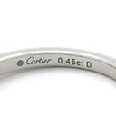 カルティエ Cartier バレリーナ ソリテール プラチナシルバー Pt950 ダイヤモンド #49(JP9) リング 指輪 Pt950 プラチナ 9号