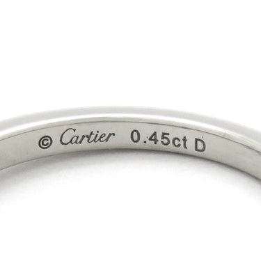 カルティエ Cartier バレリーナ ソリテール プラチナシルバー Pt950 ダイヤモンド #49(JP9) リング 指輪 Pt950 プラチナ 9号