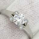 カルティエ Cartier バレリーナ ソリテール プラチナシルバー Pt950 ダイヤモンド #49(JP9) リング 指輪 Pt950 プラチナ 9号
