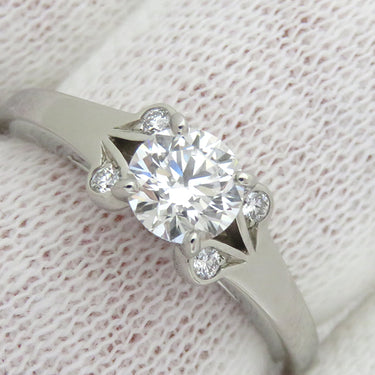 カルティエ Cartier バレリーナ ソリテール プラチナシルバー Pt950 ダイヤモンド #49(JP9) リング 指輪 Pt950 プラチナ 9号