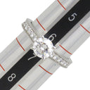 カルティエ Cartier ソリテール 1895 ハーフエタニティ プラチナシルバー Pt950 ダイヤモンド #47(JP7) リング 指輪 パヴェダイヤ 6.5号