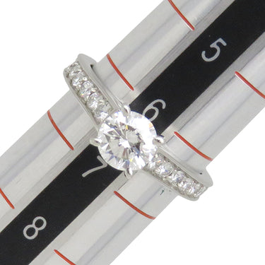 カルティエ Cartier ソリテール 1895 ハーフエタニティ プラチナシルバー Pt950 ダイヤモンド #47(JP7) リング 指輪 パヴェダイヤ 6.5号