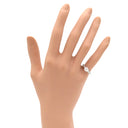 カルティエ Cartier ソリテール 1895 ハーフエタニティ プラチナシルバー Pt950 ダイヤモンド #47(JP7) リング 指輪 パヴェダイヤ 6.5号