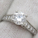 カルティエ Cartier ソリテール 1895 ハーフエタニティ プラチナシルバー Pt950 ダイヤモンド #47(JP7) リング 指輪 パヴェダイヤ 6.5号