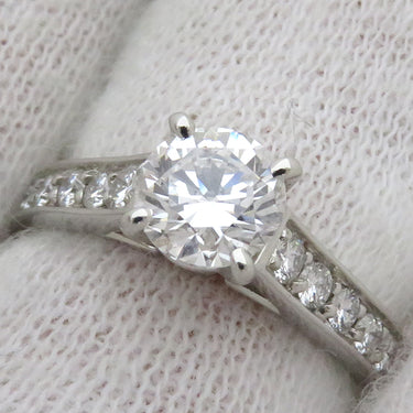 カルティエ Cartier ソリテール 1895 ハーフエタニティ プラチナシルバー Pt950 ダイヤモンド #47(JP7) リング 指輪 パヴェダイヤ 6.5号