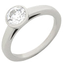 カルティエ Cartier ソリテール プラチナシルバー Pt950 ダイヤモンド #46(JP6) リング 指輪 6号