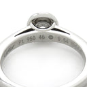 カルティエ Cartier ソリテール プラチナシルバー Pt950 ダイヤモンド #46(JP6) リング 指輪 6号