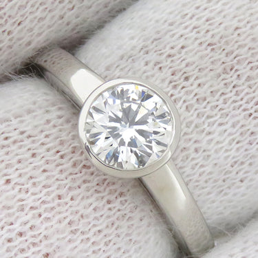 カルティエ Cartier ソリテール プラチナシルバー Pt950 ダイヤモンド #46(JP6) リング 指輪 6号