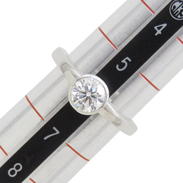 カルティエ Cartier ソリテール プラチナシルバー Pt950 ダイヤモンド #46(JP6) リング 指輪 6号