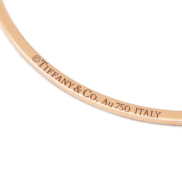 ティファニー Tiffany & Co Tスマイル ペンダント スモール ダイヤ 63058815 ローズゴールド K18PG ダイヤモンド ネックレス ピンクゴールド Au750 Tiffany T smile