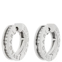 ブルガリ BVLGARI B-zero1 ビーゼロワン ダイヤ ホワイトゴールド K18WG ピアス BVLGARI 750 パヴェダイヤ