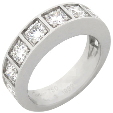 カルティエ Cartier テクトニック ダイヤ B4039600 ホワイトゴールド K18WG ダイヤモンド #49(JP9) リング 指輪 Au750 WG 9Pダイヤ 9号