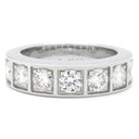 カルティエ Cartier テクトニック ダイヤ B4039600 ホワイトゴールド K18WG ダイヤモンド #49(JP9) リング 指輪 Au750 WG 9Pダイヤ 9号