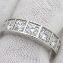 カルティエ Cartier テクトニック ダイヤ B4039600 ホワイトゴールド K18WG ダイヤモンド #49(JP9) リング 指輪 Au750 WG 9Pダイヤ 9号