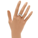 カルティエ Cartier テクトニック ダイヤ B4039600 ホワイトゴールド K18WG ダイヤモンド #49(JP9) リング 指輪 Au750 WG 9Pダイヤ 9号