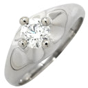 ブルガリ BVLGARI コロナ ソリテール ダイヤリング プラチナシルバー Pt950 ダイヤモンド リング 指輪 1石 1粒 7.5号