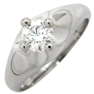 ブルガリ BVLGARI コロナ ソリテール ダイヤリング プラチナシルバー Pt950 ダイヤモンド リング 指輪 1石 1粒 7.5号