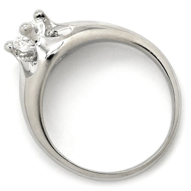 ブルガリ BVLGARI コロナ ソリテール ダイヤリング プラチナシルバー Pt950 ダイヤモンド リング 指輪 1石 1粒 7.5号