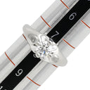 ブルガリ BVLGARI コロナ ソリテール ダイヤリング プラチナシルバー Pt950 ダイヤモンド リング 指輪 1石 1粒 7.5号