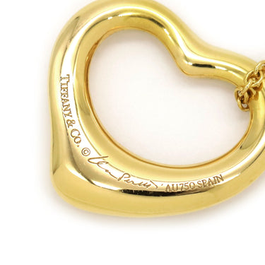 ティファニー Tiffany & Co オープンハート 60018138 イエローゴールド K18YG ダイヤモンド ネックレス エルサペレッティ 18K 750 ダイヤモンド T&Co.