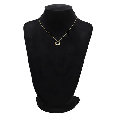 ティファニー Tiffany & Co オープンハート 60018138 イエローゴールド K18YG ダイヤモンド ネックレス エルサペレッティ 18K 750 ダイヤモンド T&Co.
