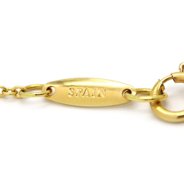 ティファニー Tiffany & Co オープンハート 60018138 イエローゴールド K18YG ダイヤモンド ネックレス エルサペレッティ 18K 750 ダイヤモンド T&Co.