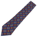 エルメス HERMES 馬具 9.5cm ネイビー×マルチカラー シルク ネクタイ 紺 ロープ 式典用馬勒