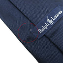 ポロ・ラルフローレン POLO RALPH LAUREN ポロベア 10.5cm ネイビー シルク ネクタイ 紺 クマ