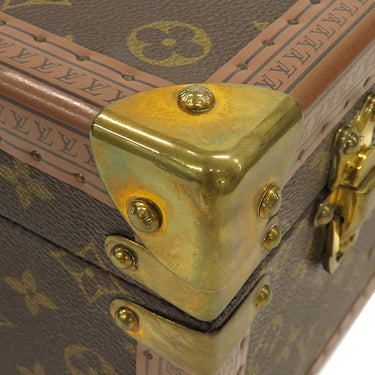 ルイヴィトン LOUIS VUITTON ビステン 55 M21327 モノグラム モノグラムキャンバス トランク ゴールド金具 茶 旅行カバン ハードケース