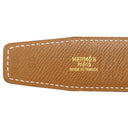 エルメス HERMES ホースバックル ＃90 ブラック×ゴールド ボックスカーフ ヴォーガリバー ＃90 ベルト ゴールド金具 リバーシブル 黒 茶 ヴィンテージ ダブルホール