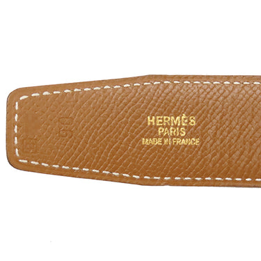 エルメス HERMES ホースバックル ＃90 ブラック×ゴールド ボックスカーフ ヴォーガリバー ＃90 ベルト ゴールド金具 リバーシブル 黒 茶 ヴィンテージ ダブルホール
