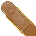 エルメス HERMES ホースバックル ＃90 ブラック×ゴールド ボックスカーフ ヴォーガリバー ＃90 ベルト ゴールド金具 リバーシブル 黒 茶 ヴィンテージ ダブルホール