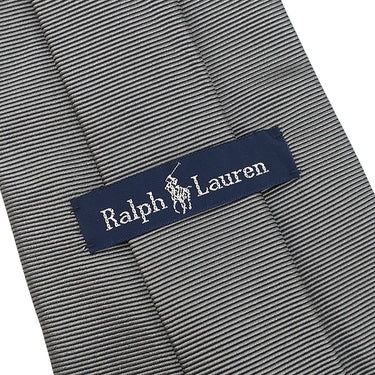 ポロ・ラルフローレン POLO RALPH LAUREN ポロベア 10.5cm グレー シルク ネクタイ クマ